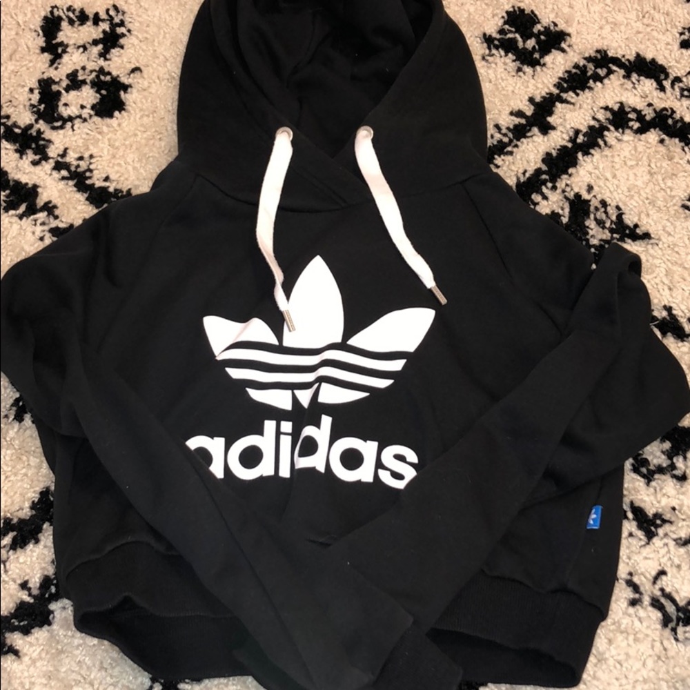adidas cropped hoodie